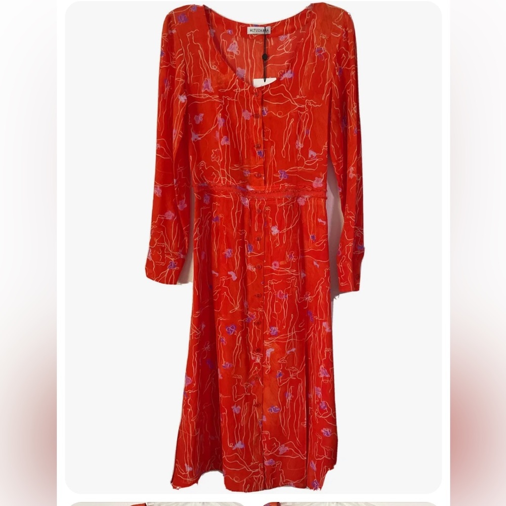 NWT Altuzzara 100% Silk Dress $1678